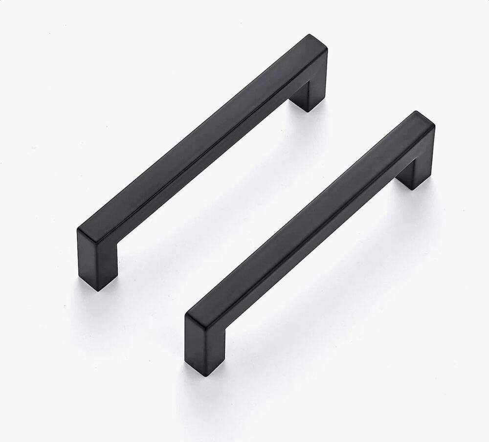 New in Box Set of 30 Ravinte Black Square Cabinet Pulls JM